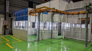 Powder Coating Line Minda Industries, Pune