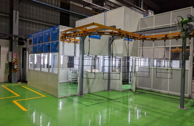 Powder Coating Line Minda Industries, Pune